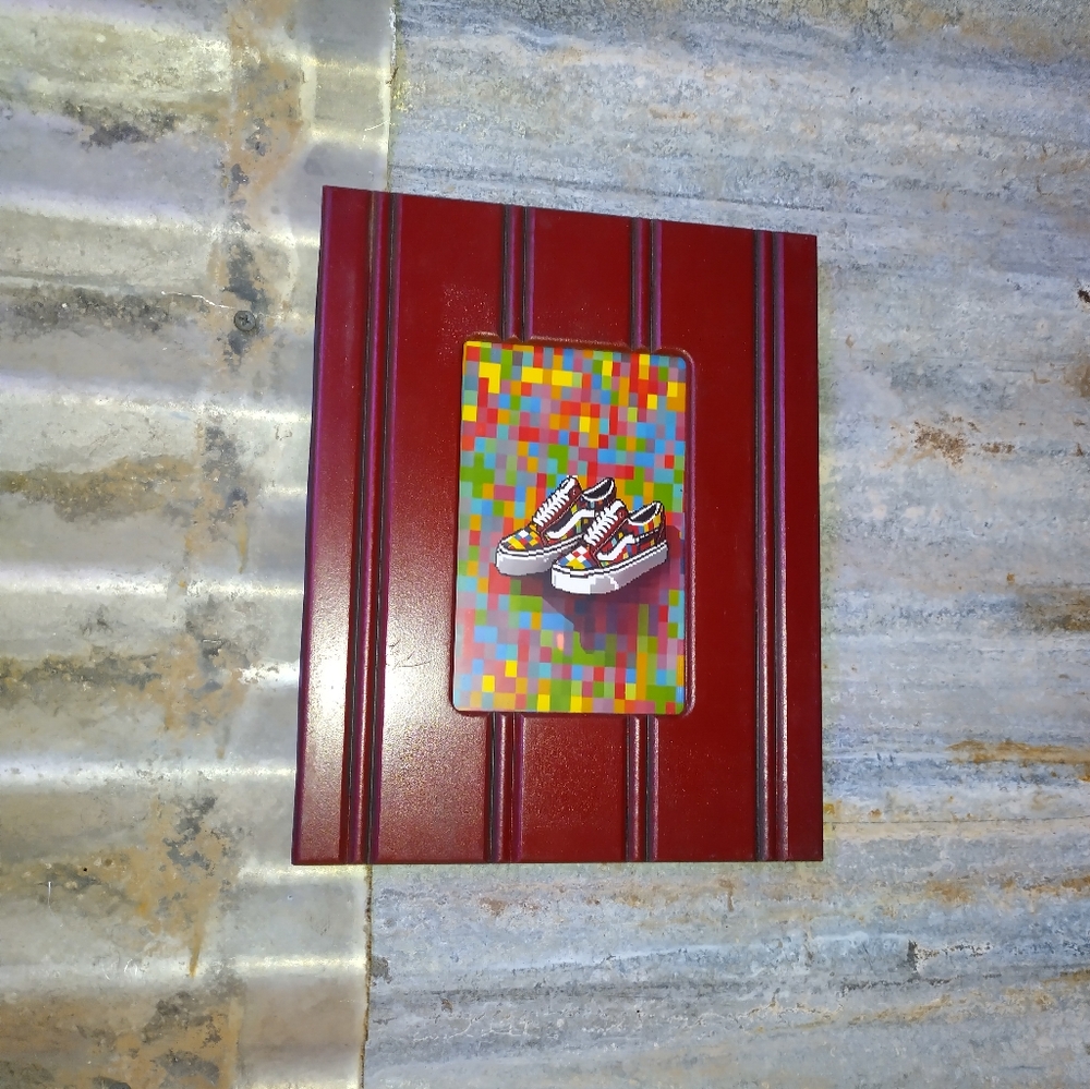 8 Bit Vans Off The Wall Framed Mini Art Print Lo-fi Pixel Art By Neon Nicho